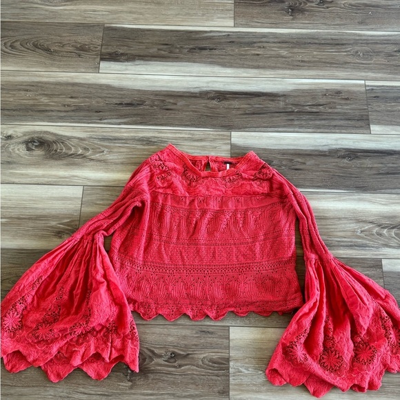 Free People Bell Long Sleeve size Small - Picture 2 of 6